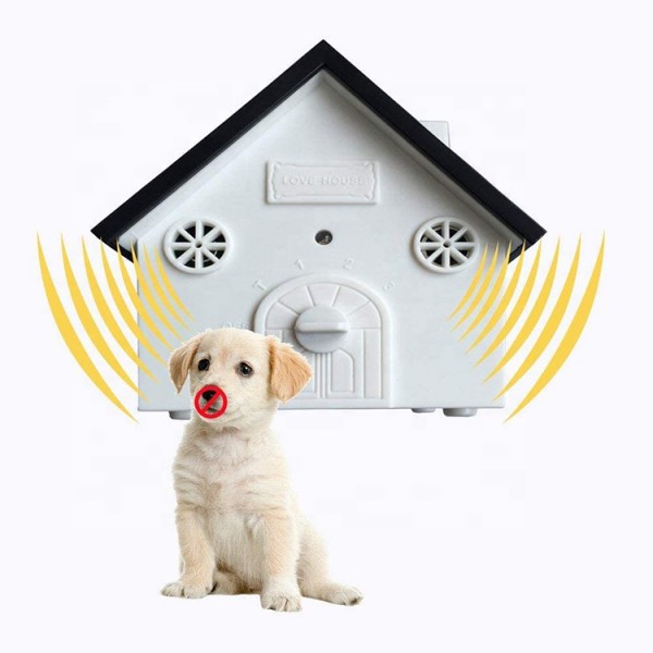 Bark Box Outdoor Dog Repellent Device Sonic Bark Deterrents Anti Barking Device