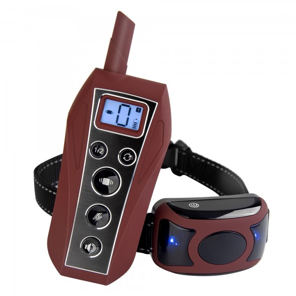 Waterproof Rechargeable Dog Training Collar with Beep, Vibration, Shock and Light Training Modes