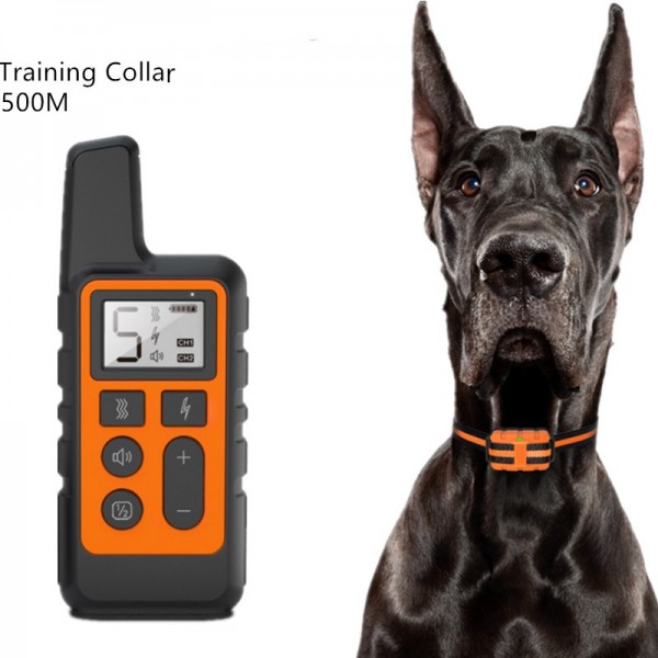 Waterproof Remote Dog Training USB Rechargeable Trains Collar with  Light Remote Train Device