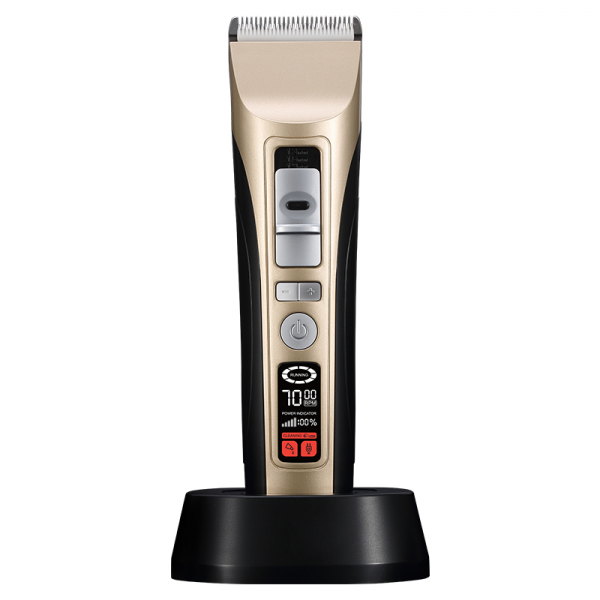 LCD Dog Grooming Trimmer, 5 Speed Low Noise Adjustable Ceramic Blade Pets Hair Shaver