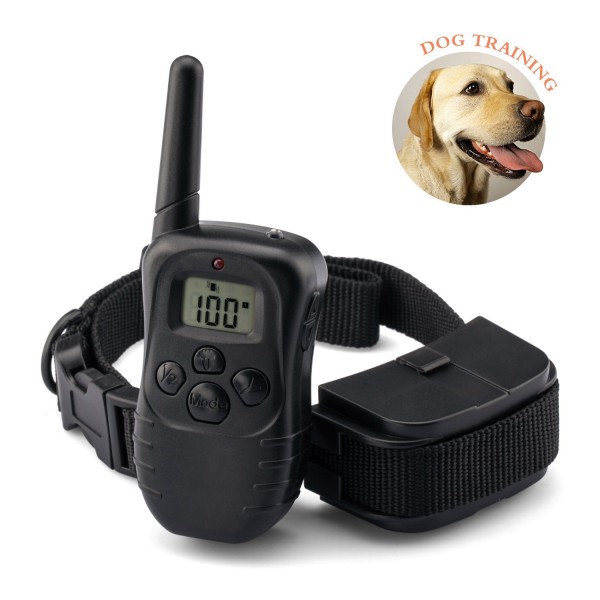 Rechargeable Remote Pet Dog Collar Trainer Electric Anti Barking Beeper Collar Training Dog