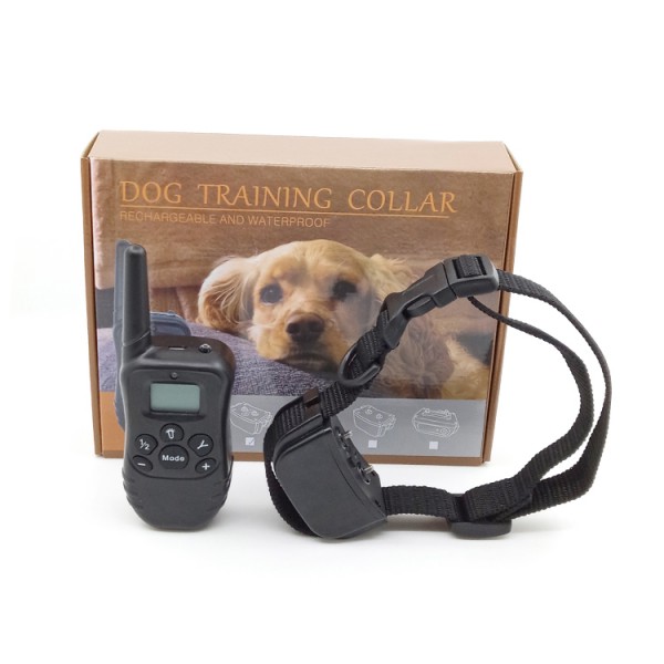 Dog Training Collar with Remote 2-in-1 Automatic Bark SShock Collar 300m Range Rechargeable Waterproof Receiver