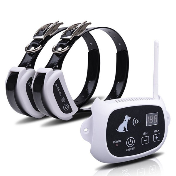 Pet Training Outdoor Pet Containment System Electric Dog Fence Training Collars Wireless Fence for Dogs with 2 Collars