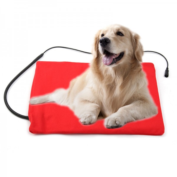 Safety Certified Pet Heating Pad Heated Dog Cat Mat Bed Warmer Features Optimal Even Constant Temperature Heavy Duty Chew Resist