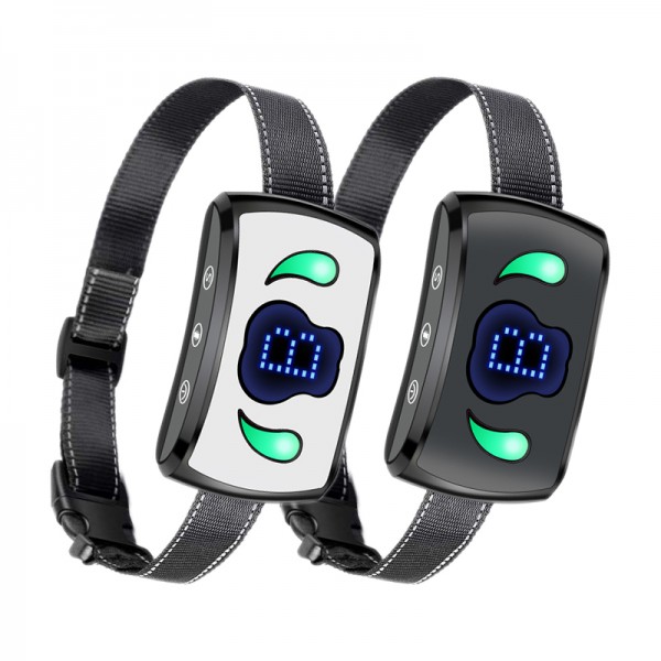 5  colour  Adjustable Electric Dog Bark Shock Collar Humane Anti Abrasion No Bark Collar Rechargeable for Small Medium Size Dogs