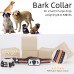 4 Levels Adjustable Electric Dog bark shock collar Humane anti abrasion bark collar rechargeable for small medium dogs shock sou