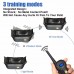 Humane Level Adjustable Vibra and Light Mode Dog Training Collar for 2 Dogs,Rechargeable and IPX7 Waterproof