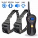 Humane Level Adjustable Vibra and Light Mode Dog Training Collar for 2 Dogs,Rechargeable and IPX7 Waterproof