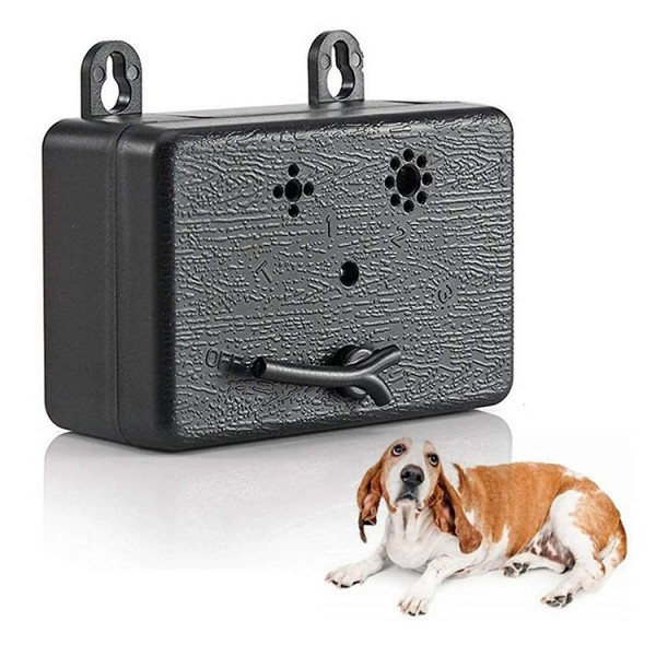 Outdoor Dog Repellent with Ultrasonic Sound,Powered by a 9V Battery,up to 50 Feet