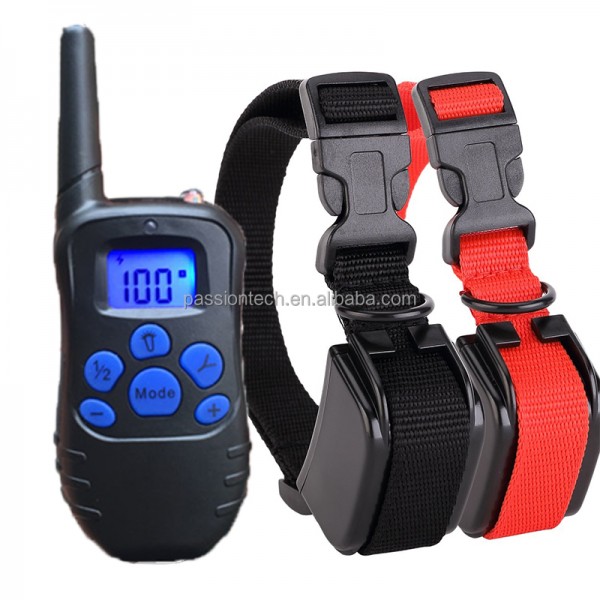 Amaozn best dog electric and waterproof trainer dog training control collar with Usb cable