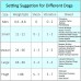 Rechargeable Dog Barking Control Training Collar Beep / Vibration / Safe Shock or No / Sensitivity Anti Bark Reflective Collar