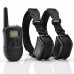 M998b remote dog training collar 300 meters range and 100 levels can be altered for vibration and static shock.