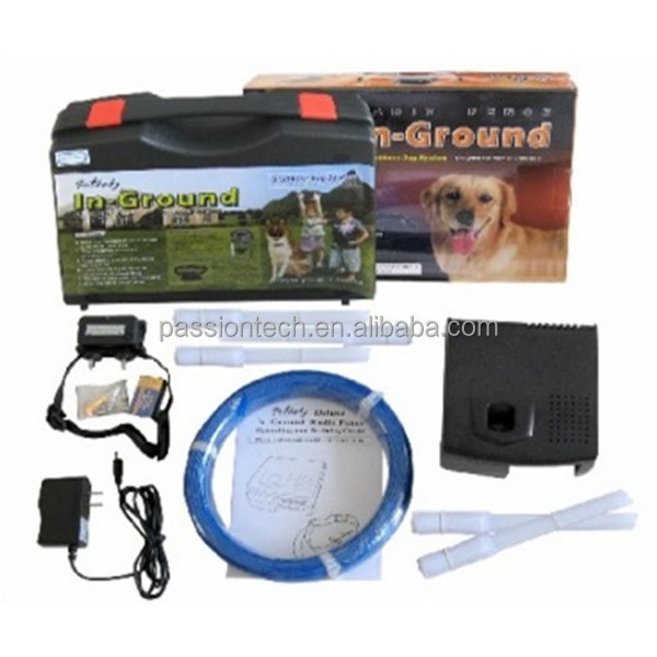 Underground Electric Dog Fence System Waterproof 2 Shock Collars for 2 Dogs