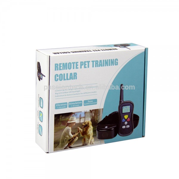 CE ROHS LCD Remote Control + Electric Shock Vibrate Collar Dog Training System