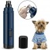 Dog Cat pet Rechargeable battery LED Low Noise multiple speeds auto electric Pedicure Trimmer cutter Dog Nail Grinder