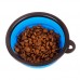 Foldable Silicone Bowl for Pet Candy-Colored Outdoor Travel Portable Nursing Pitcher Pet Dog Bow