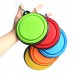 Foldable Silicone Bowl for Pet Candy-Colored Outdoor Travel Portable Nursing Pitcher Pet Dog Bow