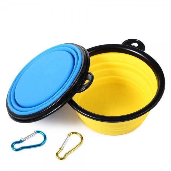 Super Deal Dog Bowl Dog Cat Pet Travel Bowl Silicone Collapsible Feeding Water Dish Feeder portable water bowl