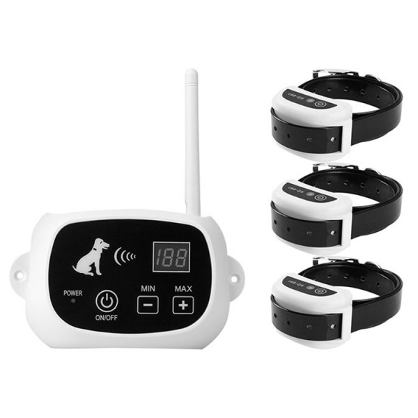 Passiontech KD-661 Electric Wireless Dog Fence with Warning Sound, Safe Electric Shock, Rechargeable Battery