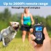Eco-Friendly For Humans Rechargeable Remote Bark Dog Control Collar  Pet Training Receiver Collar